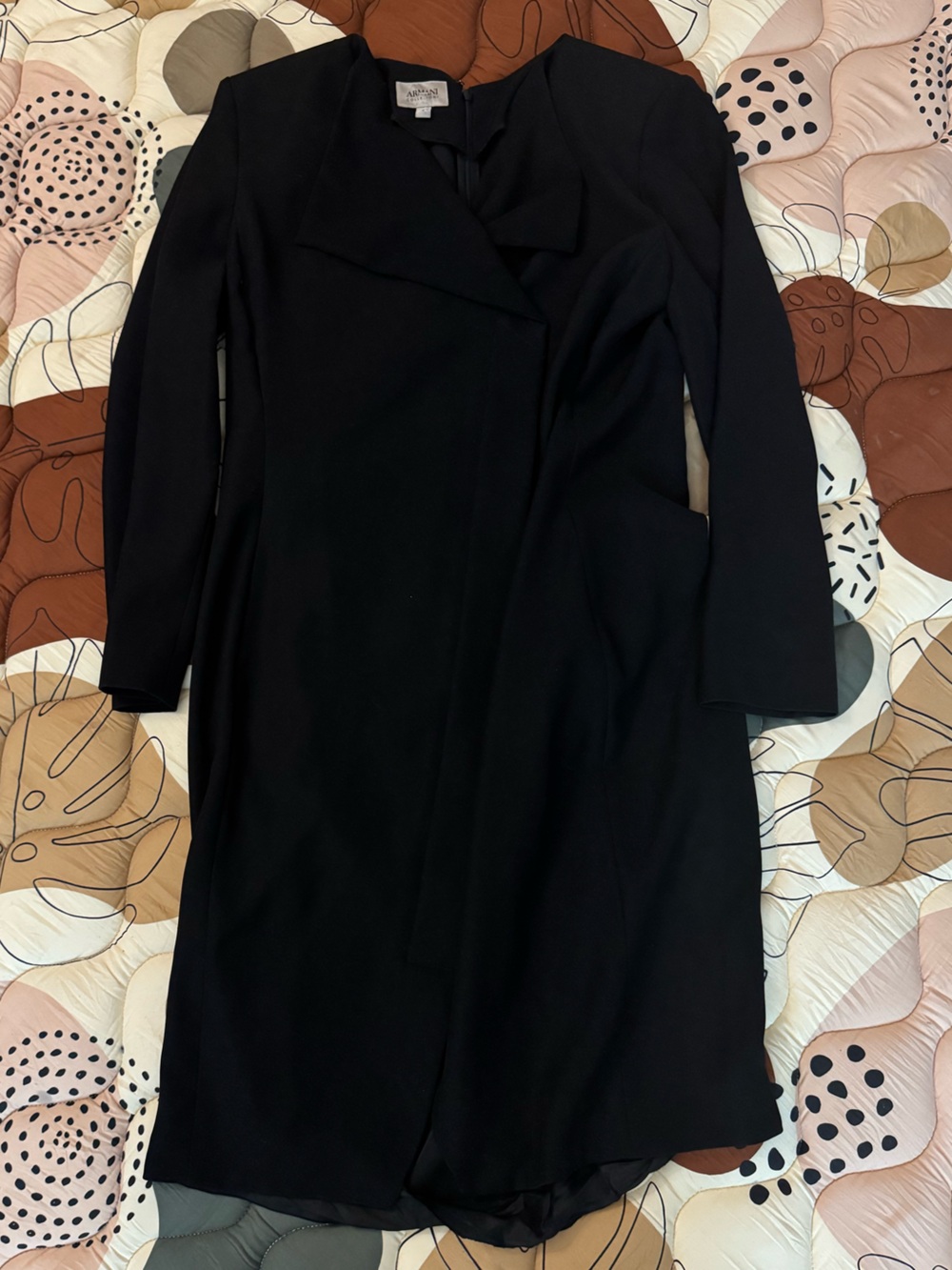 Vintage Armani Collezioni Black Dress - Picture 3 of 8